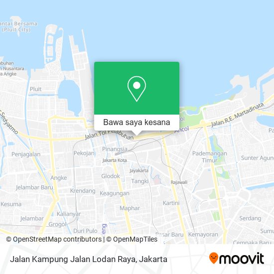 Peta Jalan Kampung Jalan Lodan Raya