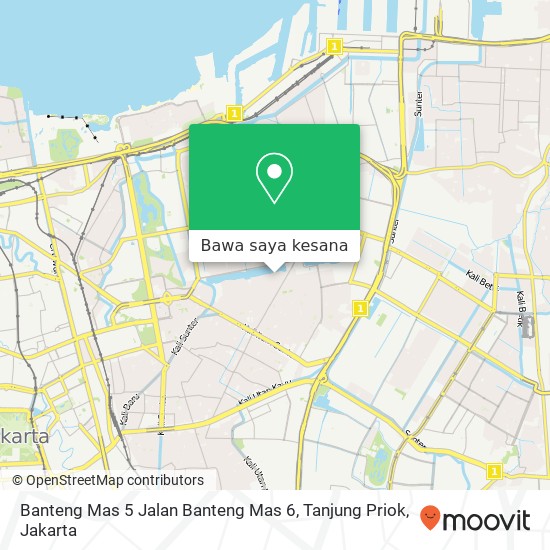 Peta Banteng Mas 5 Jalan Banteng Mas 6, Tanjung Priok