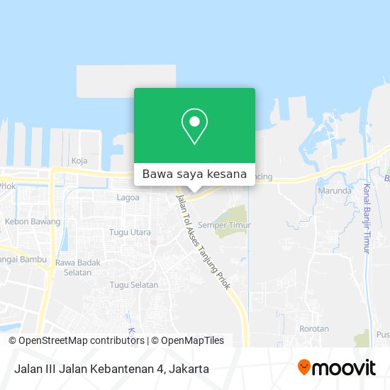 Peta Jalan III Jalan Kebantenan 4