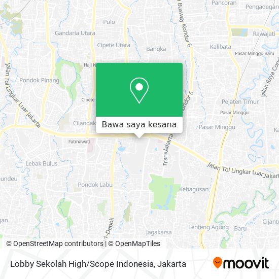 Peta Lobby Sekolah High / Scope Indonesia