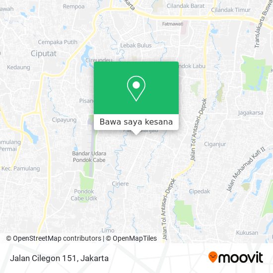 Peta Jalan Cilegon 151