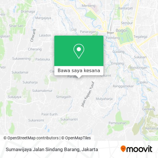 Peta Sumawijaya Jalan Sindang Barang