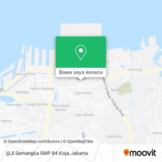 Peta @Jl Semangka SMP 84 Koja