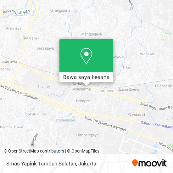 Peta Smas Yapink Tambun Selatan