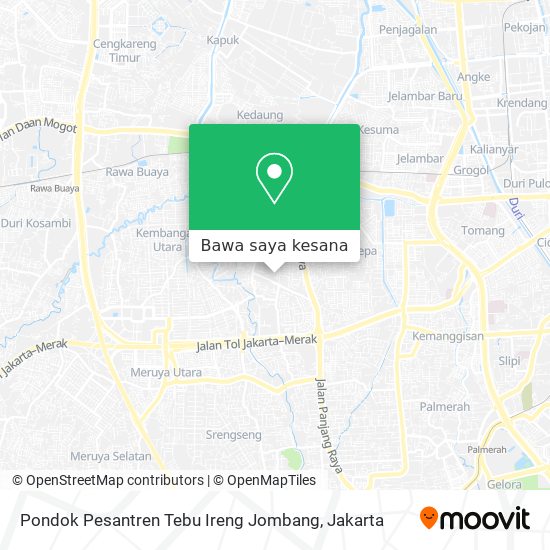 Peta Pondok Pesantren Tebu Ireng Jombang