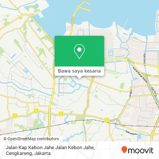 Peta Jalan Kap Kebon Jahe Jalan Kebon Jahe, Cengkareng