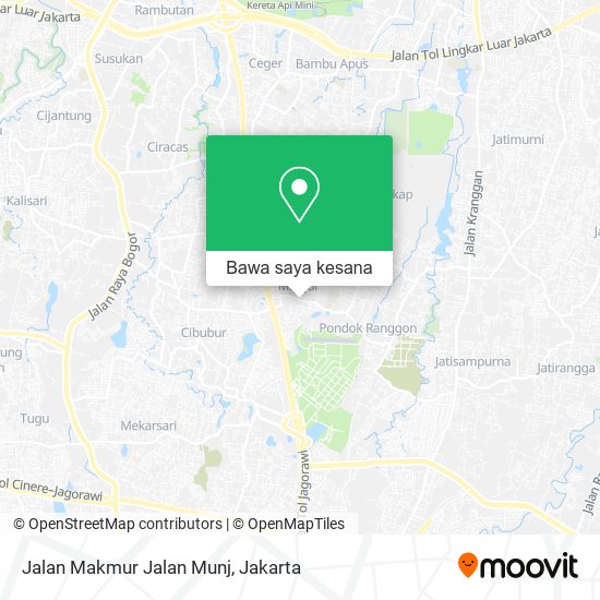 Peta Jalan Makmur Jalan Munj