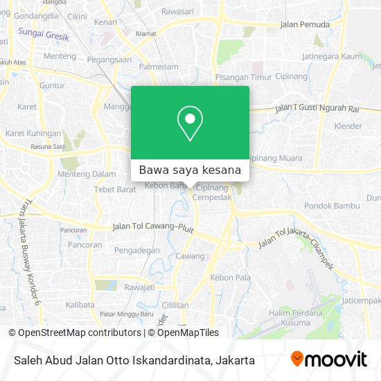 Peta Saleh Abud Jalan Otto Iskandardinata