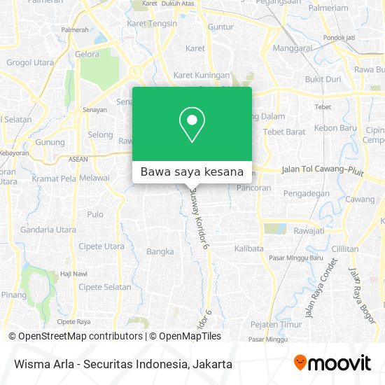 Peta Wisma Arla - Securitas Indonesia