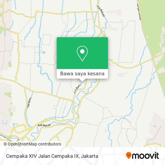 Peta Cempaka XIV Jalan Cempaka IX