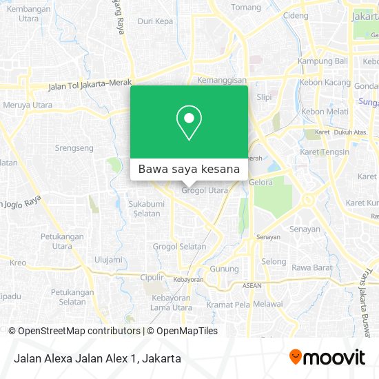 Peta Jalan Alexa Jalan Alex 1