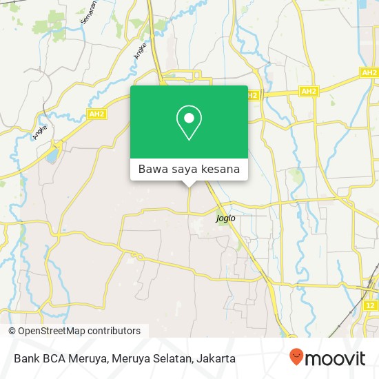 Peta Bank BCA Meruya, Meruya Selatan