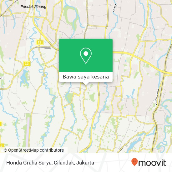 Peta Honda Graha Surya, Cilandak