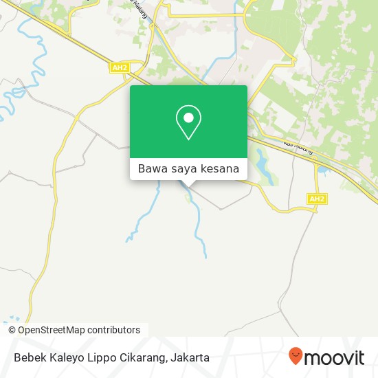 Peta Bebek Kaleyo Lippo Cikarang, Cikarang Selatan