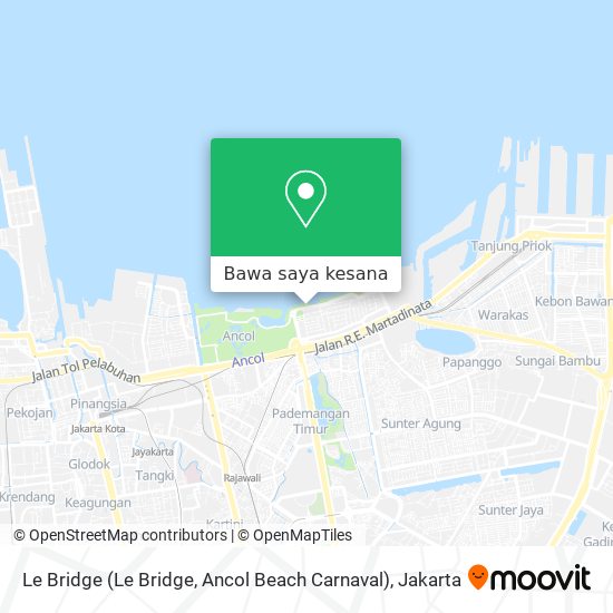 Peta Le Bridge (Le Bridge, Ancol Beach Carnaval)