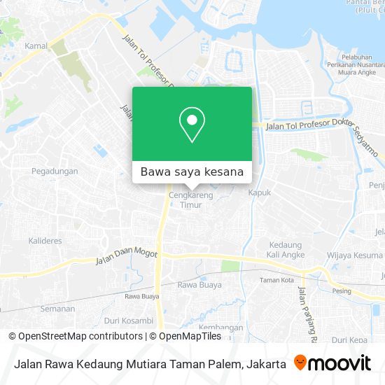 Peta Jalan Rawa Kedaung Mutiara Taman Palem