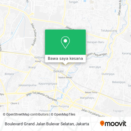 Peta Boulevard Grand Jalan Bulevar Selatan