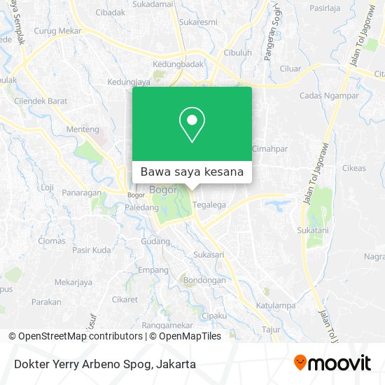Peta Dokter Yerry Arbeno Spog