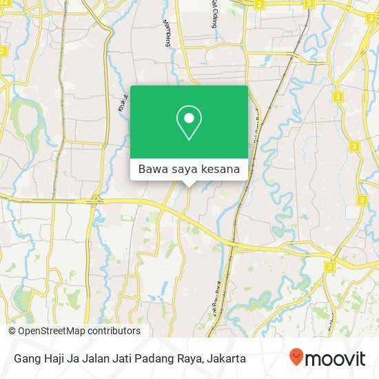 Peta Gang Haji Ja Jalan Jati Padang Raya