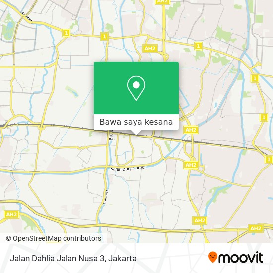 Peta Jalan Dahlia Jalan Nusa 3