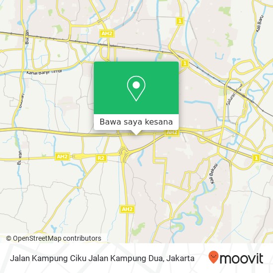 Peta Jalan Kampung Ciku Jalan Kampung Dua