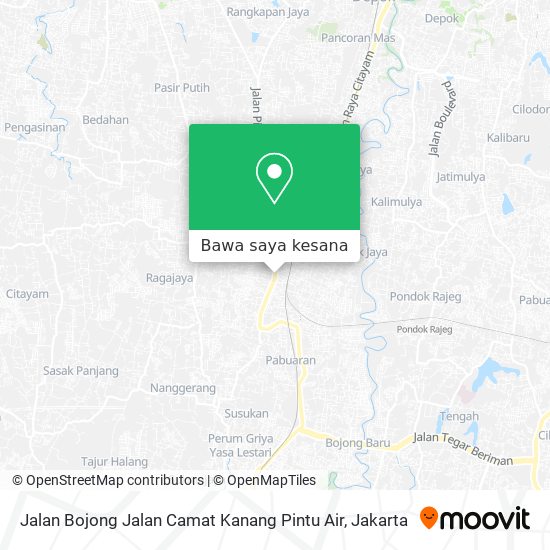Peta Jalan Bojong Jalan Camat Kanang Pintu Air