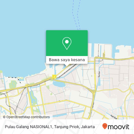 Peta Pulau Galang NASIONAL1, Tanjung Priok