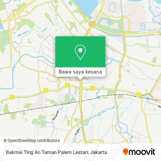 Peta Bakmie Ting An Taman Palem Lestari