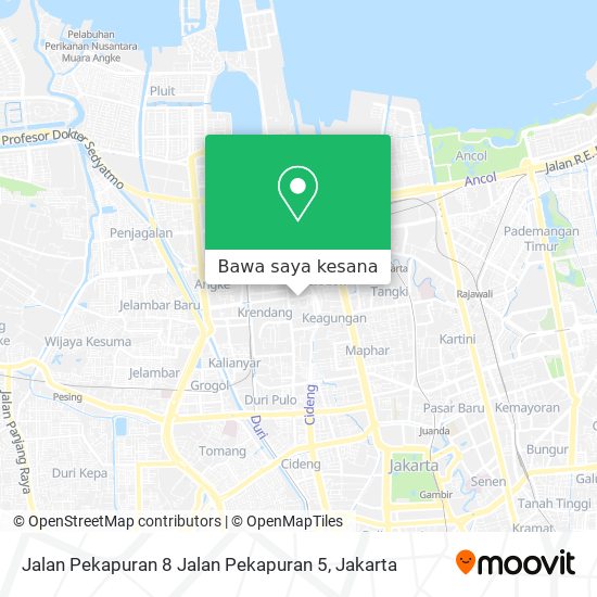 Peta Jalan Pekapuran 8 Jalan Pekapuran 5