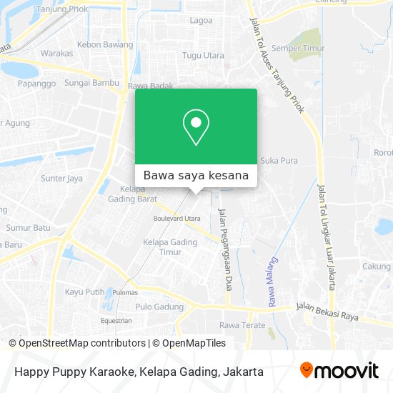 Peta Happy Puppy Karaoke, Kelapa Gading