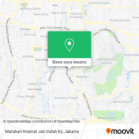 Peta Matahari Kramat Jati Indah Kji