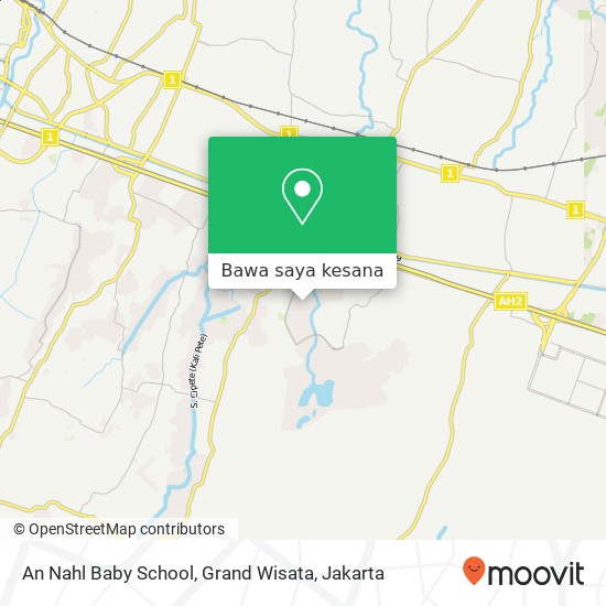 Peta An Nahl Baby School, Grand Wisata