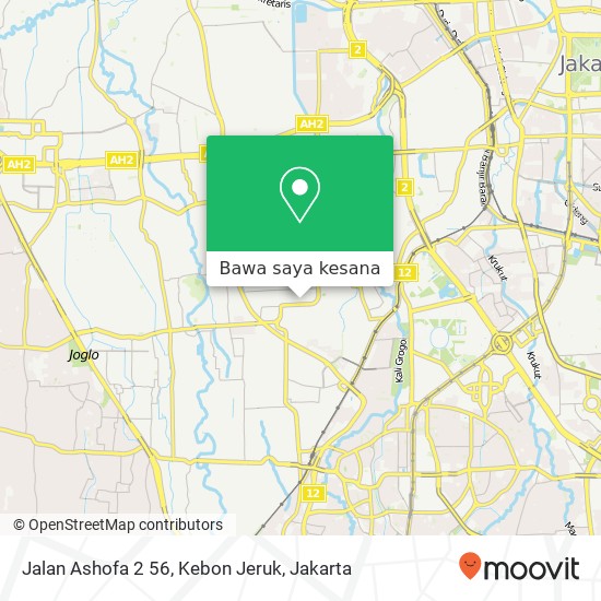 Peta Jalan Ashofa 2 56, Kebon Jeruk