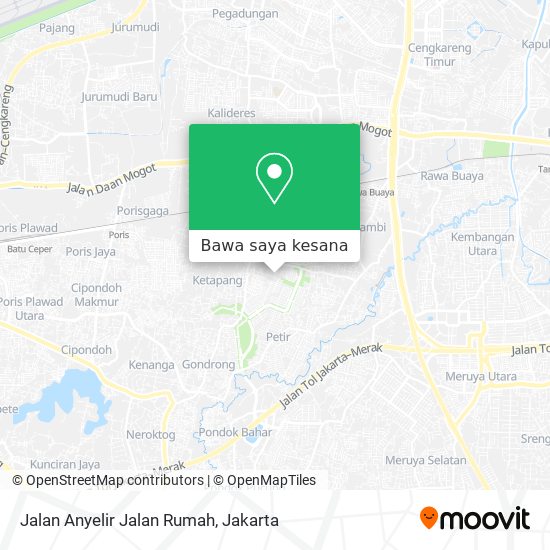 Peta Jalan Anyelir Jalan Rumah