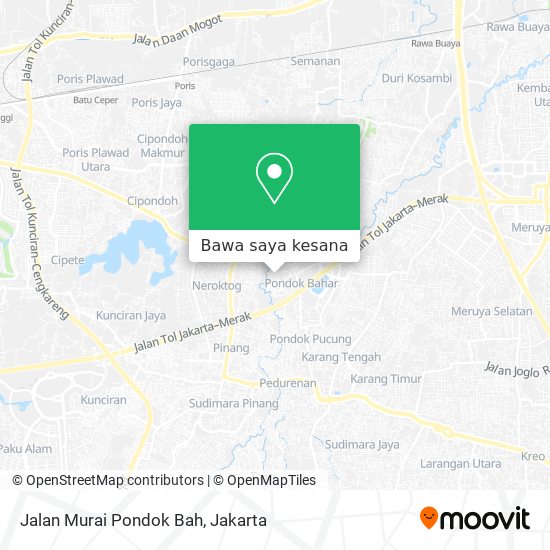 Peta Jalan Murai Pondok Bah
