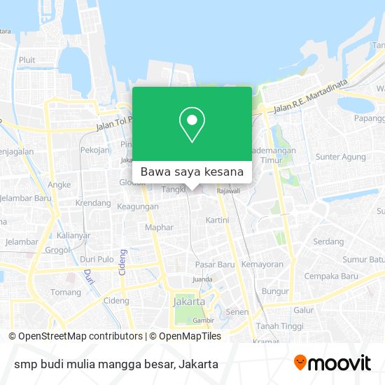 Peta smp budi mulia mangga besar