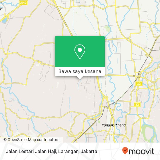 Peta Jalan Lestari Jalan Haji, Larangan