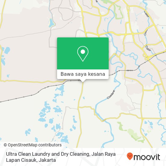 Peta Ultra Clean Laundry and Dry Cleaning, Jalan Raya Lapan Cisauk