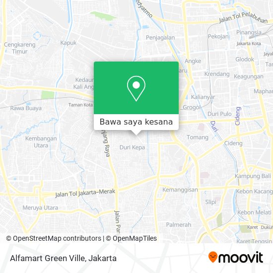Peta Alfamart Green Ville