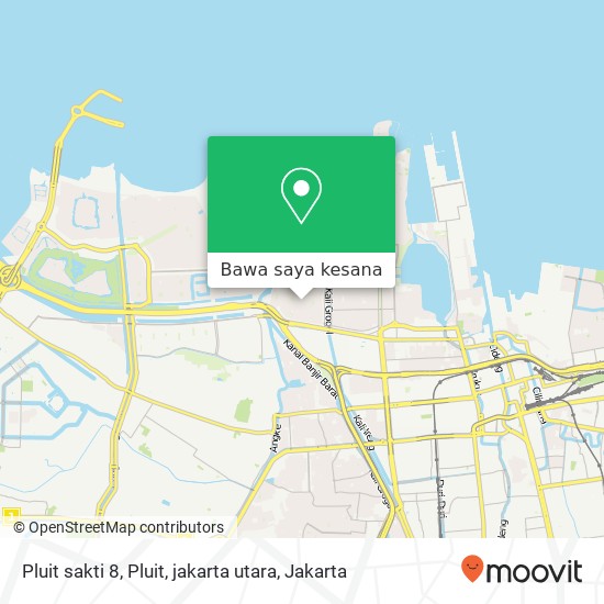 Peta Pluit sakti 8, Pluit, jakarta utara