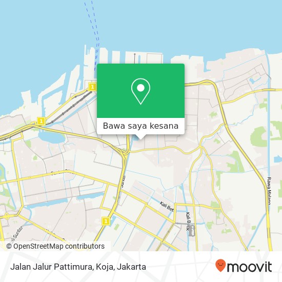 Peta Jalan Jalur Pattimura, Koja