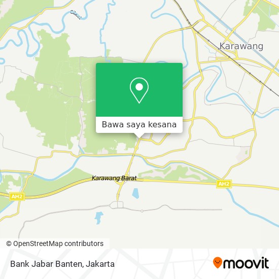 Peta Bank Jabar Banten