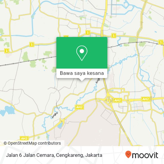 Peta Jalan 6 Jalan Cemara, Cengkareng