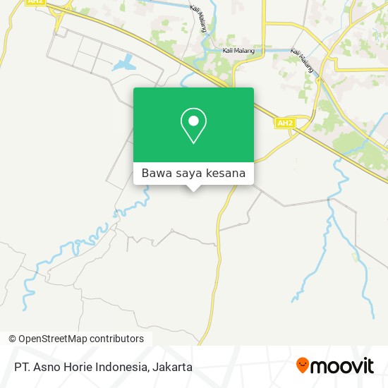 Peta PT. Asno Horie Indonesia