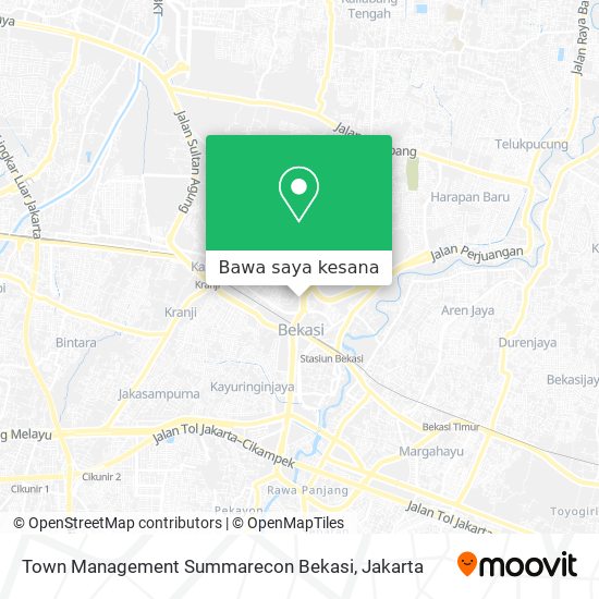 Peta Town Management Summarecon Bekasi