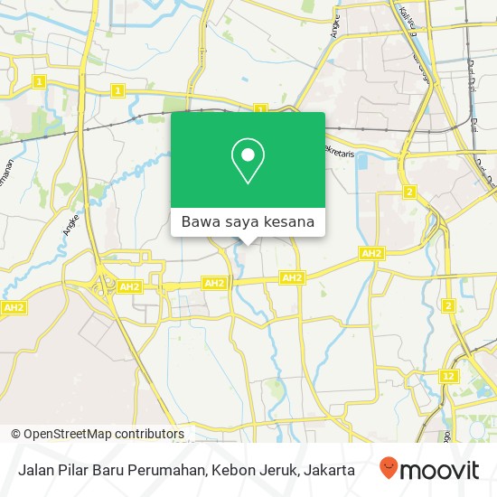 Peta Jalan Pilar Baru Perumahan, Kebon Jeruk