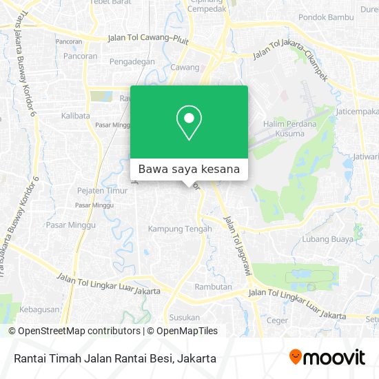 Peta Rantai Timah Jalan Rantai Besi