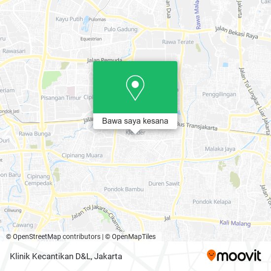 Peta Klinik Kecantikan D&L