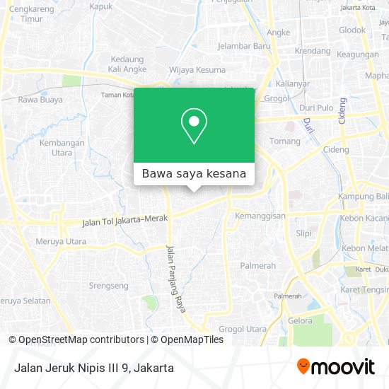 Peta Jalan Jeruk Nipis III 9