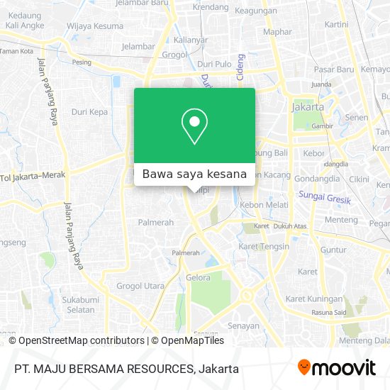 Peta PT. MAJU BERSAMA RESOURCES